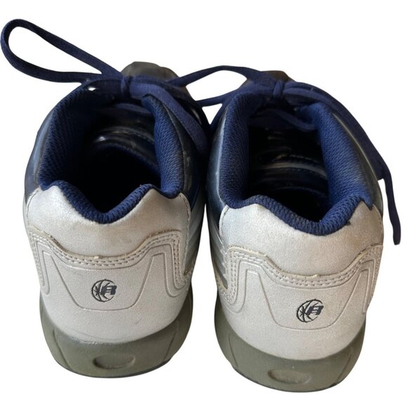 RIMROCKA Brand Metallic Blue Silver Men's Casual Sneakers Size 10 - Picture 6 of 13